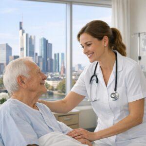 Mehr über den Artikel erfahren Karriere als examinierte Pflegekraft in Frankfurt: Was jetzt wichtig ist